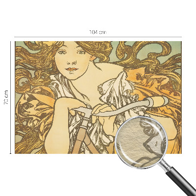 Large wall mural with a spring elegance design