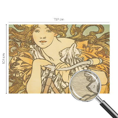 Large wall mural with a spring elegance design