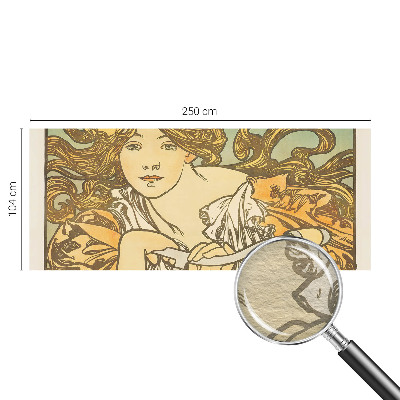 Large wall mural with a spring elegance design