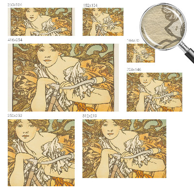 Large wall mural with a spring elegance design