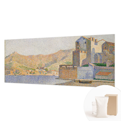 Modern wall mural for living room with the Summer Haven design