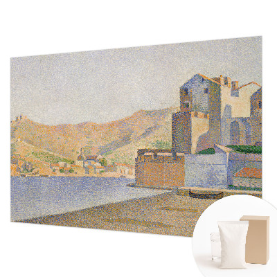 Modern wall mural for living room with the Summer Haven design