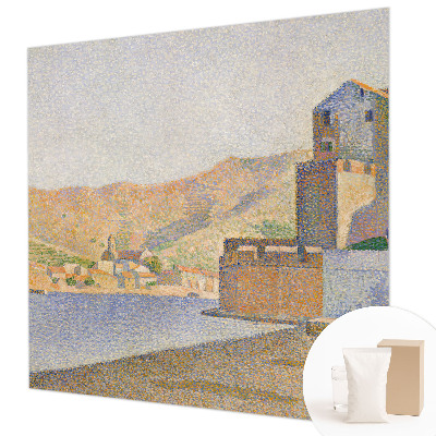 Modern wall mural for living room with the Summer Haven design