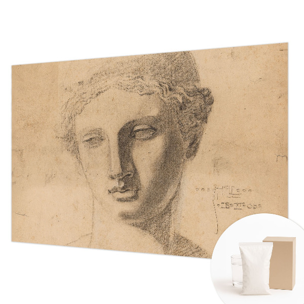 Premium wall mural for bedroom featuring a female portrait