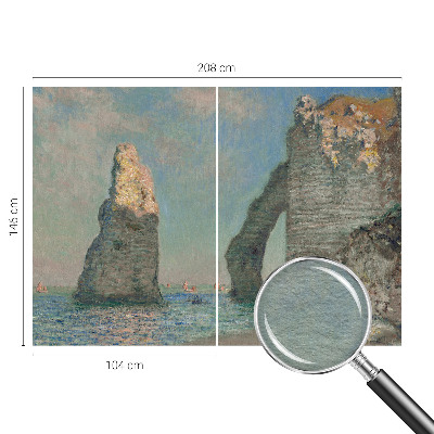 High quality photo wallpaper with a rocky landscape motif
