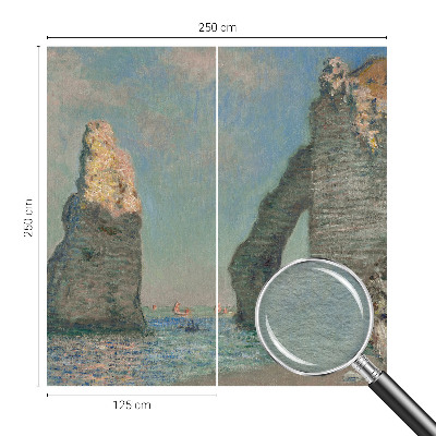 High quality photo wallpaper with a rocky landscape motif