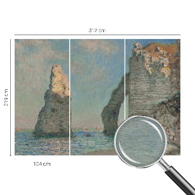 High quality photo wallpaper with a rocky landscape motif