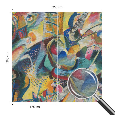 Premium photo wallpaper with a colorful abstract design