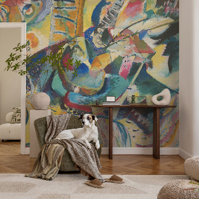 Premium photo wallpaper with a colorful abstract design