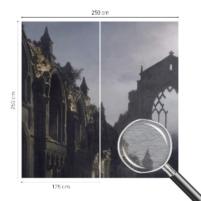 Decorative wall mural for living room Gothic ruins