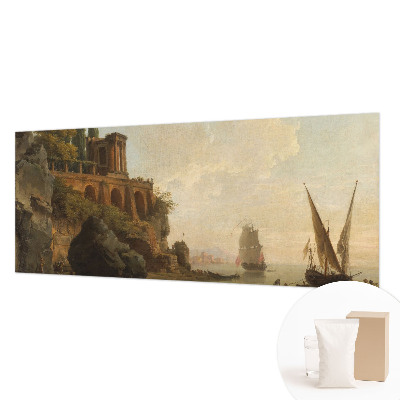 Non-woven photo wallpaper with a sea scenery design