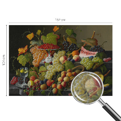 Wall mural with a fruit composition
