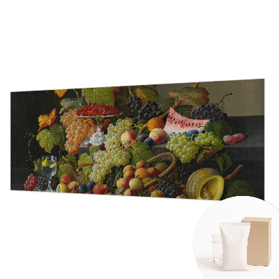 Wall mural with a fruit composition