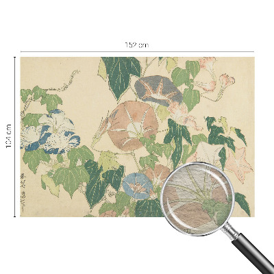 Wallpaper mural with a floral elegance design