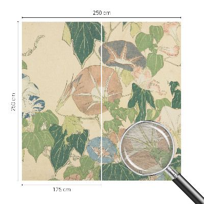 Wallpaper mural with a floral elegance design