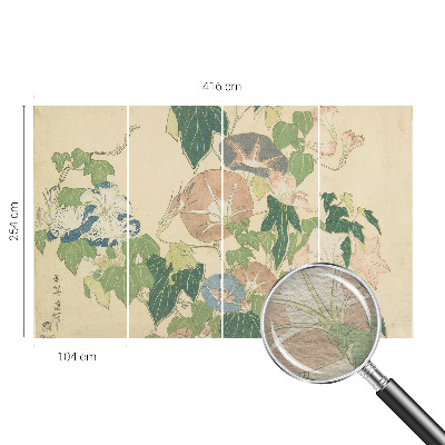 Wallpaper mural with a floral elegance design