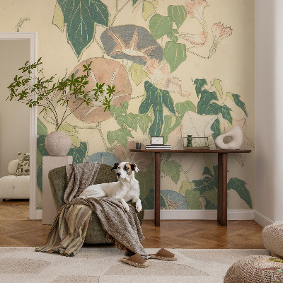 Wallpaper mural with a floral elegance design