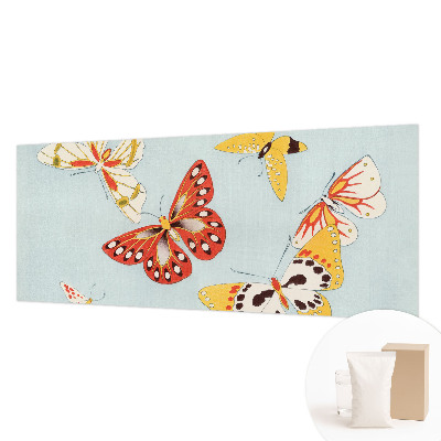 Wallpaper mural for living room with an artistic butterfly motif