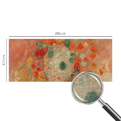Wall mural for living room Abstract flowers