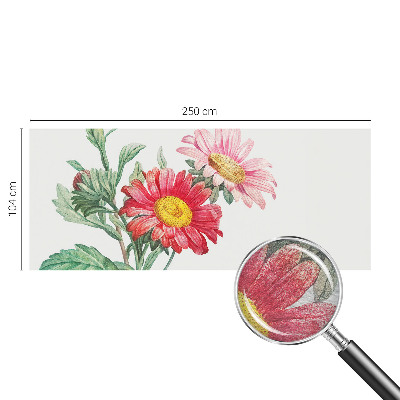 Wall mural for bedroom Delicate flowers