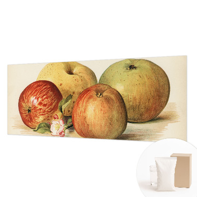 Wallpaper mural with apple blossom design