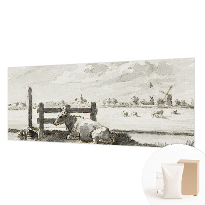 Photo wall mural with a rural idyll scene