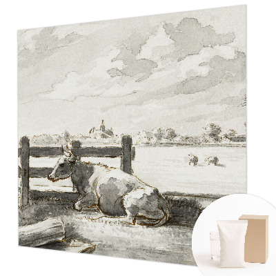 Photo wall mural with a rural idyll scene