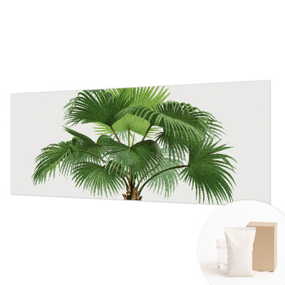 Modern wall mural with an exotic palm tree design for the living room