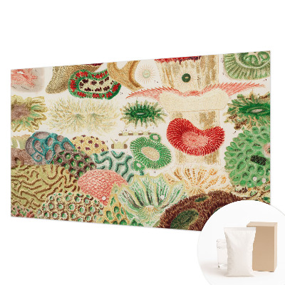 Premium photo wallpaper with an organic shapes design