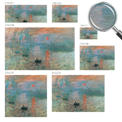 Non-woven wall mural with a port landscape motif