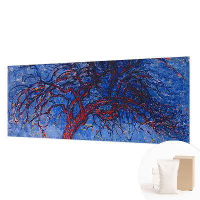 Photo wall mural with a flame tree design