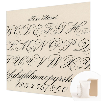 Photo wallpaper Calligraphic writing