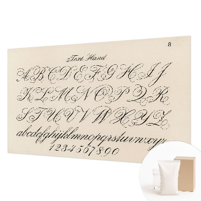 Photo wallpaper Calligraphic writing