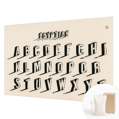 Wall mural for bedroom with a vintage vibe