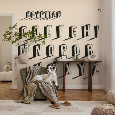 Wall mural for bedroom Vintage vibe
