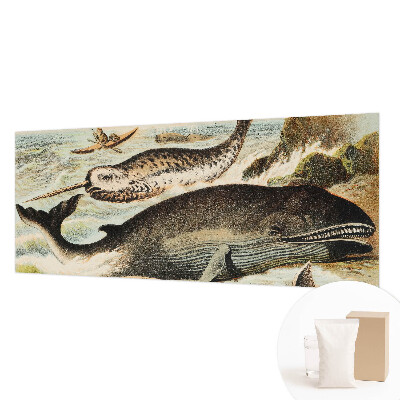 Custom size wall mural featuring sea giants