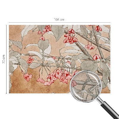 Large wall mural wallpaper with a floral harmony design