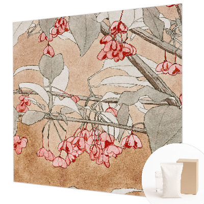 Large wall mural wallpaper with a floral harmony design