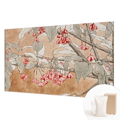 Large wall mural wallpaper with a floral harmony design