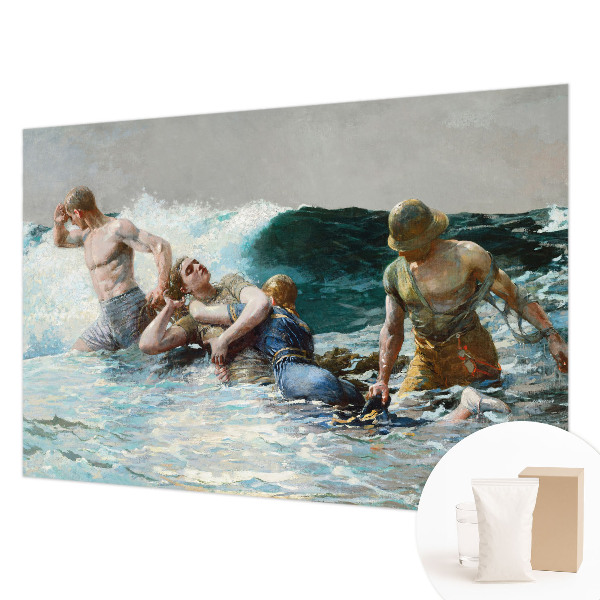 High quality wall mural wallpaper featuring a naval combat scene