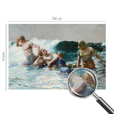 High quality wall mural wallpaper featuring a naval combat scene