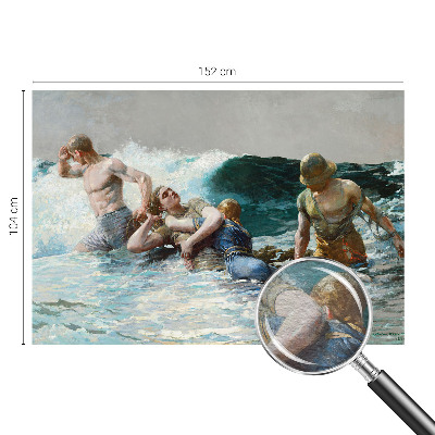 High quality wall mural wallpaper featuring a naval combat scene