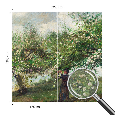 Non-woven photo wallpaper Spring scene