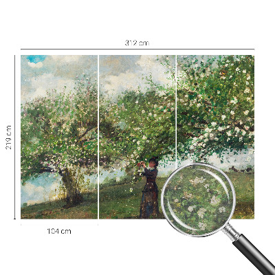 Non-woven photo wallpaper Spring scene