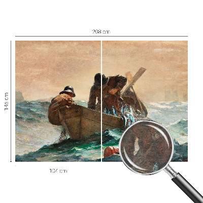 Wall mural with a sea adventure design
