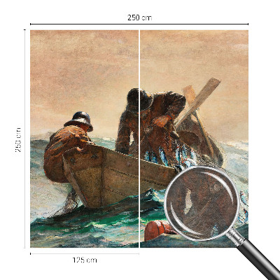 Wall mural with a sea adventure design