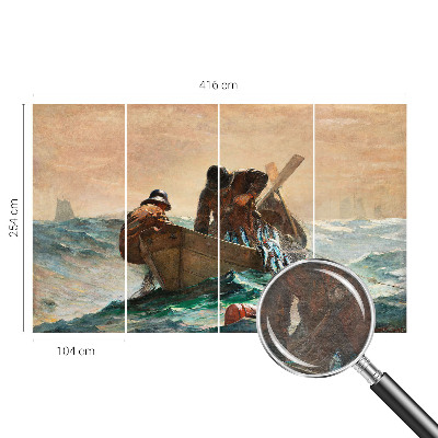 Wall mural with a sea adventure design