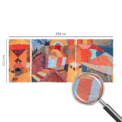 Wallpaper mural for living room Colorful mosaic