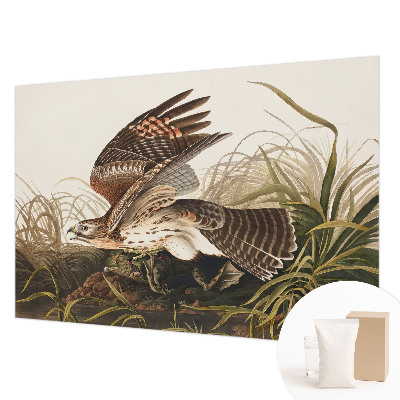 Large wall mural wallpaper featuring a winged figure titled 