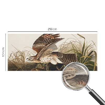 Large wall mural wallpaper featuring a winged figure titled 